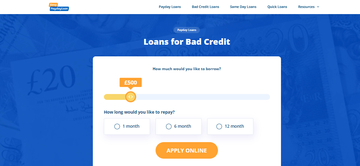 Easy Payday Loan Review Best Place to Get Loans for Bad Credit In the UK