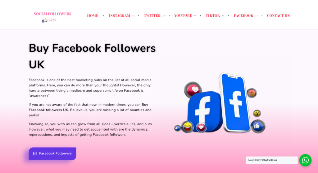 buy facebook followers uk