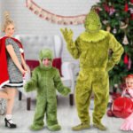 Grinch Costume and Pajamas